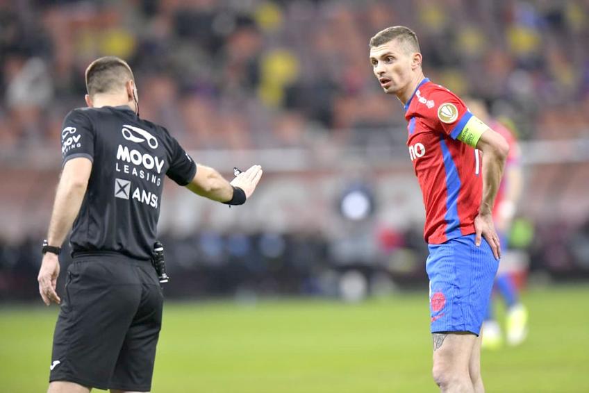 Florin Tănase, în FCSB - U Cluj // FOTO: Cristi Preda (GSP.ro)