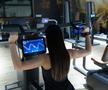 Larisa Boțog în sala de fitness AI FOTO: Ionuț Iordache (GSP)