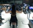 Larisa Boțog în sala de fitness AI FOTO: Ionuț Iordache (GSP)