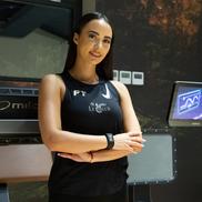 Larisa Boțog în sala de fitness AI FOTO: Ionuț Iordache (GSP)