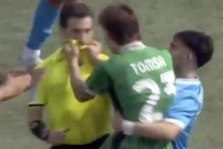 Ganea 2.0! Scene scandaloase cu internaționalul român » La 18 ani, i-a băgat mâinile în gât arbitrului! Clubul anunță măsuri severe