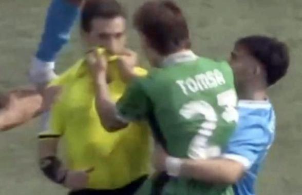 Suspendare uluitoare pentru Troy Tomșa, românul care i-a băgat mâinile în gât arbitrului