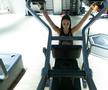 Larisa Boțog în sala de fitness AI FOTO: Ionuț Iordache (GSP)