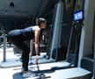 Larisa Boțog în sala de fitness AI FOTO: Ionuț Iordache (GSP)