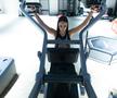 Larisa Boțog în sala de fitness AI FOTO: Ionuț Iordache (GSP)