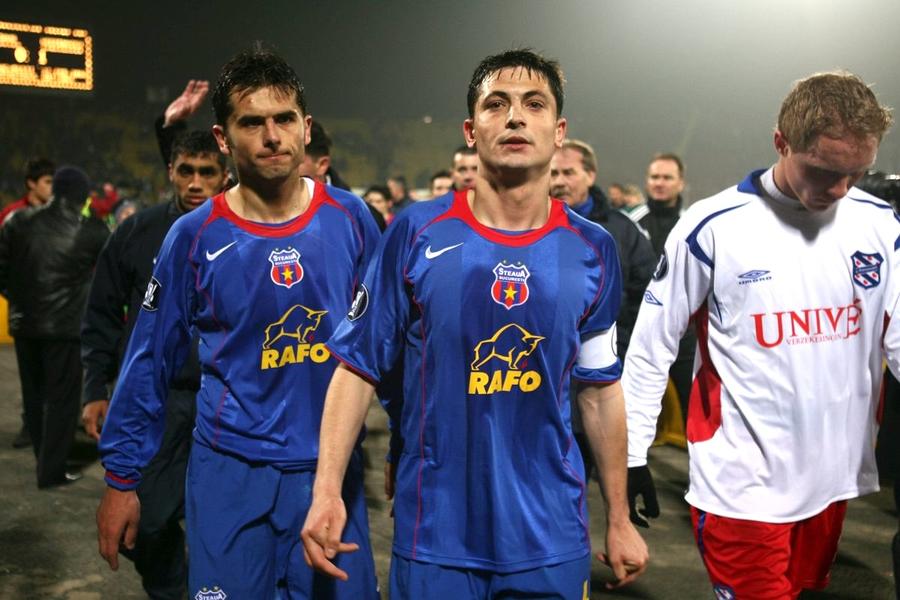Mirel Rădoi, Nicolae Dică și Bănel Nicoliță au fost decisivi pentru FCSB în sezonul 2005-2006 din Cupa UFEA // foto: Arhiva GSP „Vom fi în spatele tău” » Au furat startul și i-au urat bun-venit lui Mirel Rădoi