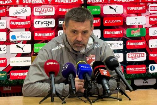 Zeljko Kopic a susținut conferința de presă premergătoarea meciului din deplasare cu CFR Cluj / Foto: Andrei Furnigă GSP