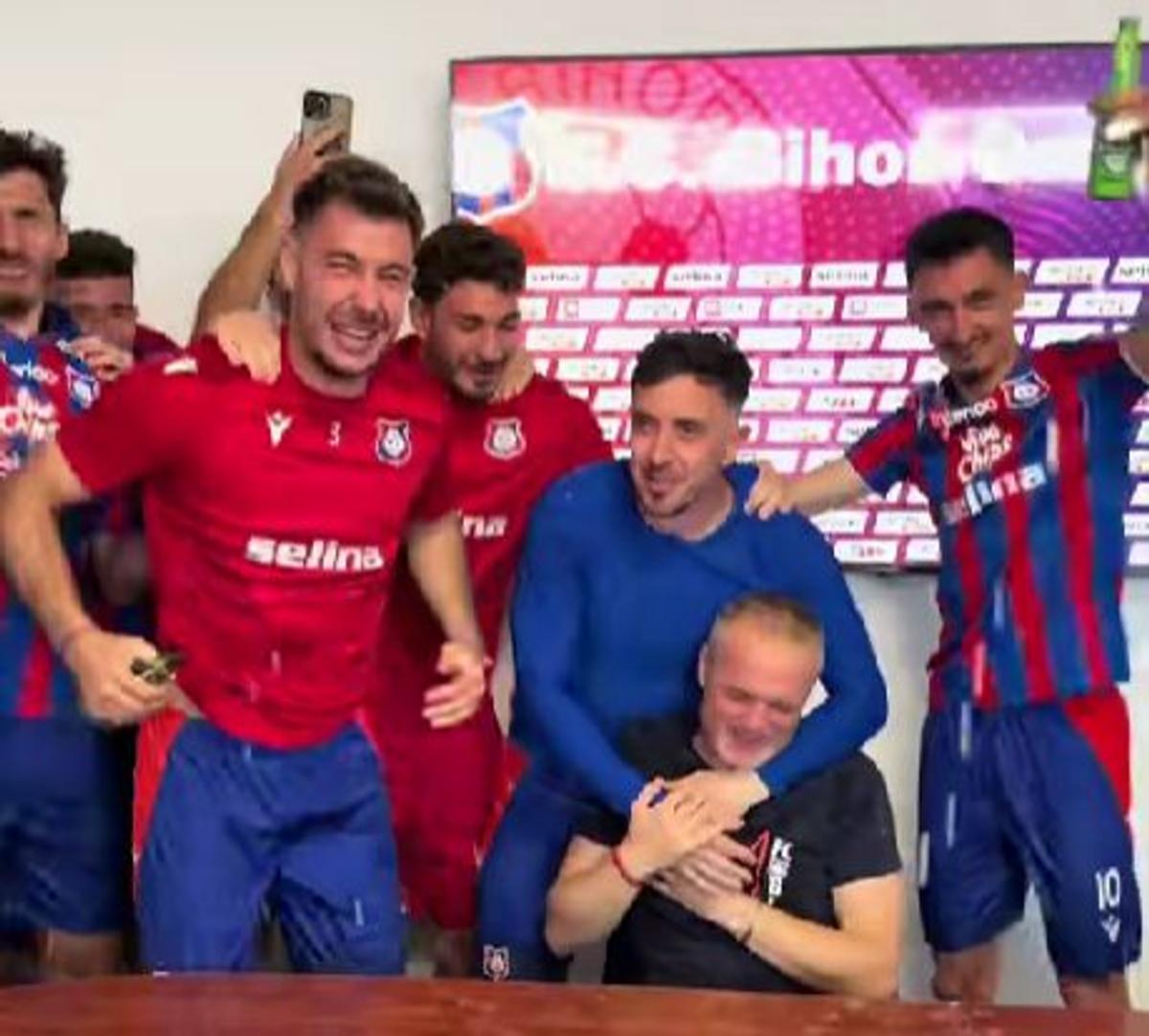 Bucurie FC Bihor după calificarea în play-off