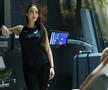 Larisa Boțog în sala de fitness AI FOTO: Ionuț Iordache (GSP)