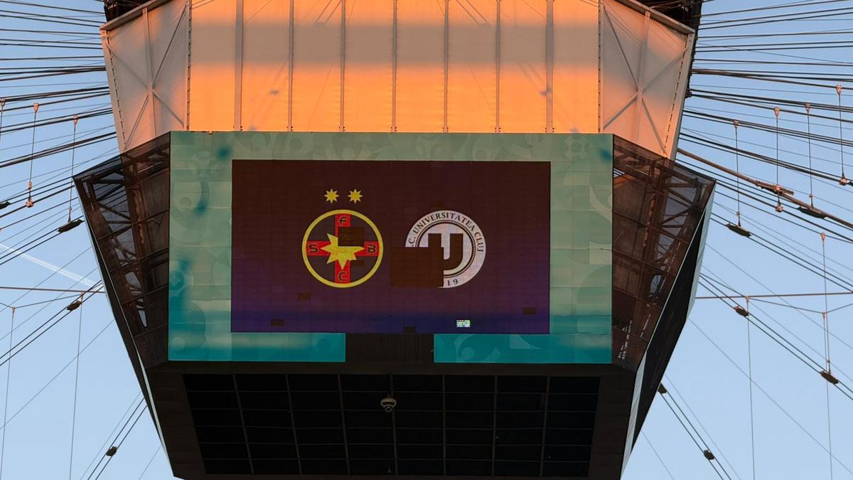 FCSB - U Cluj, imagini înaintea partidei din etapa 30
