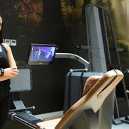 Larisa Boțog în sala de fitness AI FOTO: Ionuț Iordache (GSP)