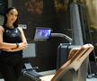 Larisa Boțog în sala de fitness AI FOTO: Ionuț Iordache (GSP)
