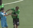 Internaționalul de juniori Troy Tomșa este eliminat și îi bagă mâinile în gât arbitrului