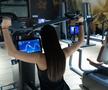 Larisa Boțog în sala de fitness AI FOTO: Ionuț Iordache (GSP)