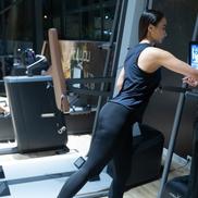 Larisa Boțog în sala de fitness AI FOTO: Ionuț Iordache (GSP)