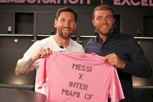 Fabrizio Romano, alături de Lionel Messi / Foto: Instagram Fabrizio Romano