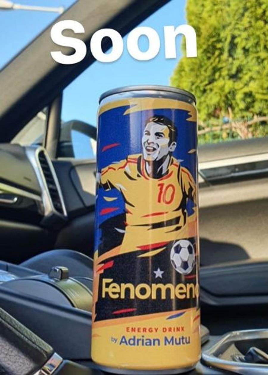 sursă foto: Instagram @ adrian10mutu FOTO. Adrian Mutu își lansează propria băutură și cere ajutorul fanilor: „Care vă place?”