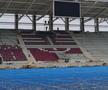 Arena „Rapid Giulești” prinde culoare » S-au montat primele scaune