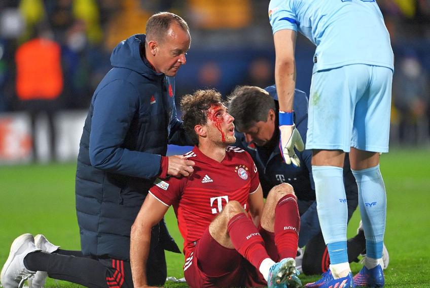 Goretzka, umplut de sânge la faza din prelungiri / Sursă foto: Guliver/Getty Images