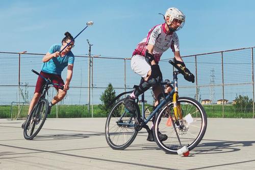 Bike polo // foto: Facebook @ Bucharest bike polo