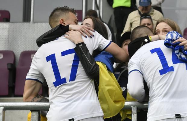 Dinamo Kiev - Sporting CP 1-2 în Giulești, sub privirile lui Surkis și Lucescu » Imagini emoționante de la primul meci oficial al unei echipe din Ucraina de la începutul războiului