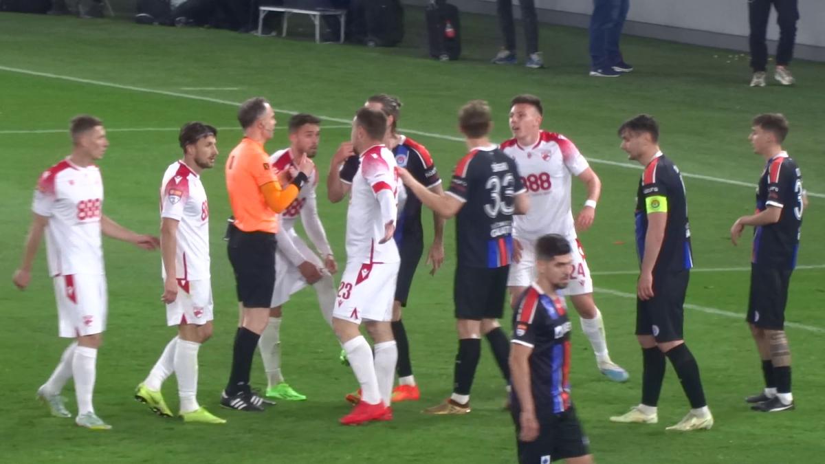 FOTO Arbitraj Dinamo - Oțelul 07.04.2023