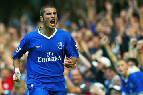 Adrian Mutu, pe vremea când juca la Chelsea.
Foto: Getty Images