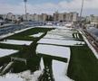 Se lucrează de zor la deszăpezirea stadionului echipei din play-out: „30 de deținuți sunt aici de la primele ore”
