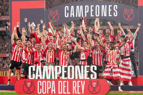 Athletic Bilbao a cucerit Cupa Spaniei după 40 de ani. Foto: Facebook