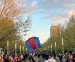 Agitație la stadion, în fan zone, înainte de FCSB - CSU Craiova