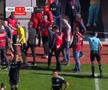 Bătaie generală după Hermannstadt - U Cluj, foto: captură de ecran Prima Sport