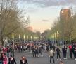 Agitație la stadion, în fan zone, înainte de FCSB - CSU Craiova