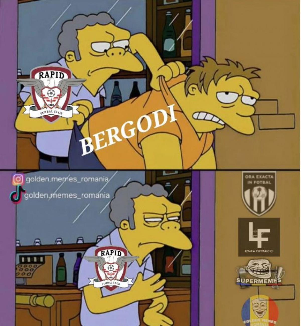 Meme-uri după Rapid - CFR Cluj 1-4