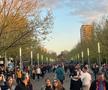 Agitație la stadion, în fan zone, înainte de FCSB - CSU Craiova