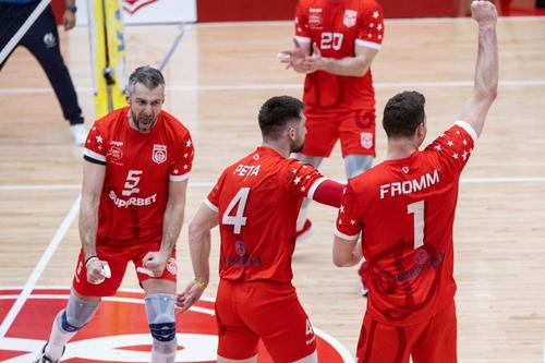 Dinamo, la un meci de titlul de campioană la volei masculin / foto: Facebook