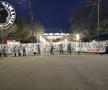 Mesajul interzis în stadion al galeriei lui Dinamo/ foto: Facebook@ Casual Romania