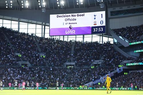 Gol anulat cu VAR pentru ofsaid în Tottenham - Southampton 3-1 de duminică / Foto: Imago