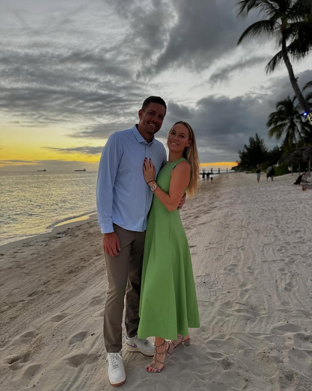 Caroline Wozniacki familie sarcina