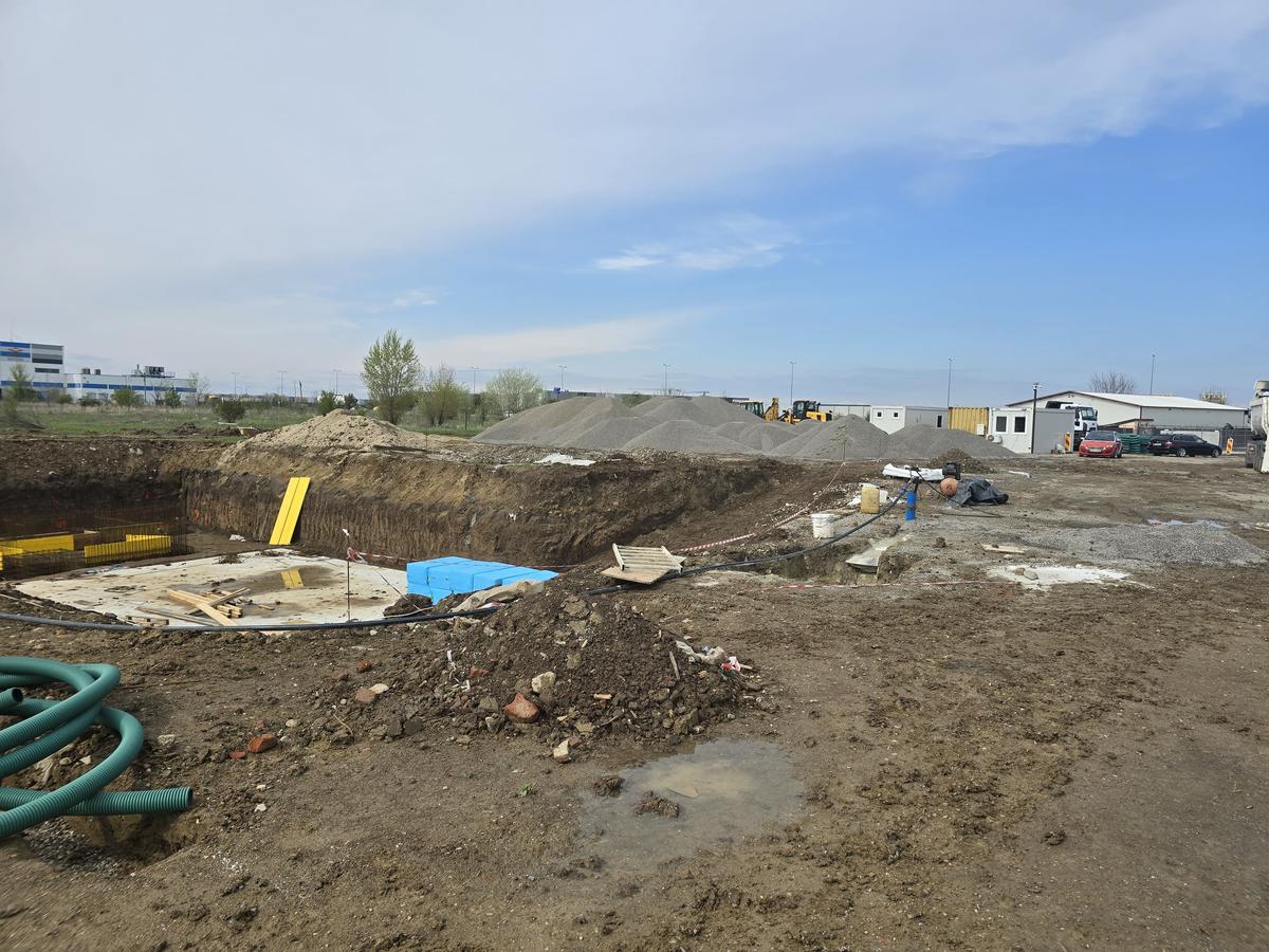 Noua bază a Rapidului, imagini de pe șantier / 07.04.2025