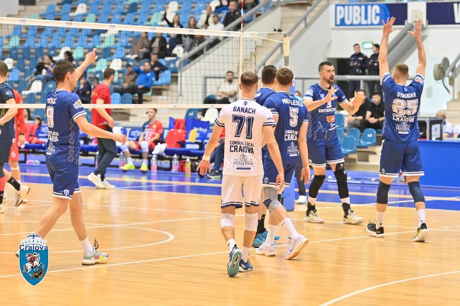 SCM Craiova, volei masculin / foto: Facebook Dinamo, la un meci de titlul de campioană » SCM Craiova, aproape de medalia de bronz la volei masculin