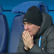 Cum a fost surprins Gică Hagi, cu câteva minute înainte de Farul - Unirea Slobozia, foto: captură Prima Sport