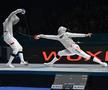 Vlad Covaliu, dreapta, la CM de juniori și cadeți Wuxi 2025