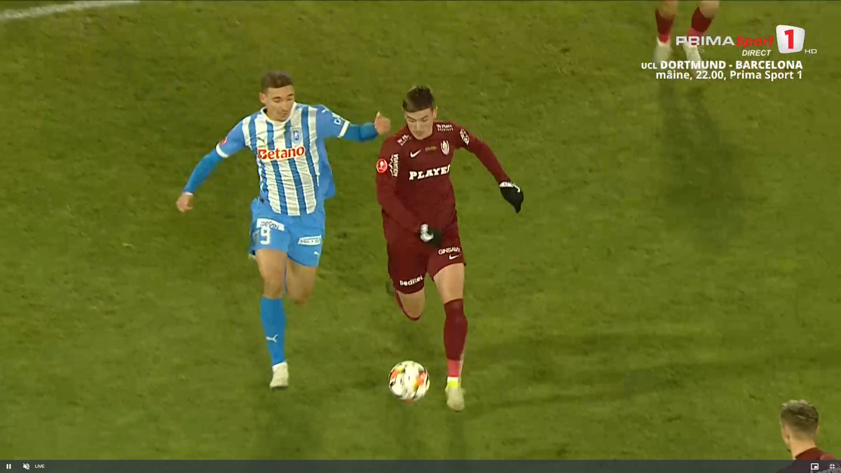Lovitură primită de Universitatea Craiova! » Titularul incontestabil a luat roșu cu CFR Cluj și va lipsi cu FCSB