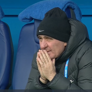 Cum a fost surprins Gică Hagi, cu câteva minute înainte de Farul - Unirea Slobozia, foto: captură Prima Sport