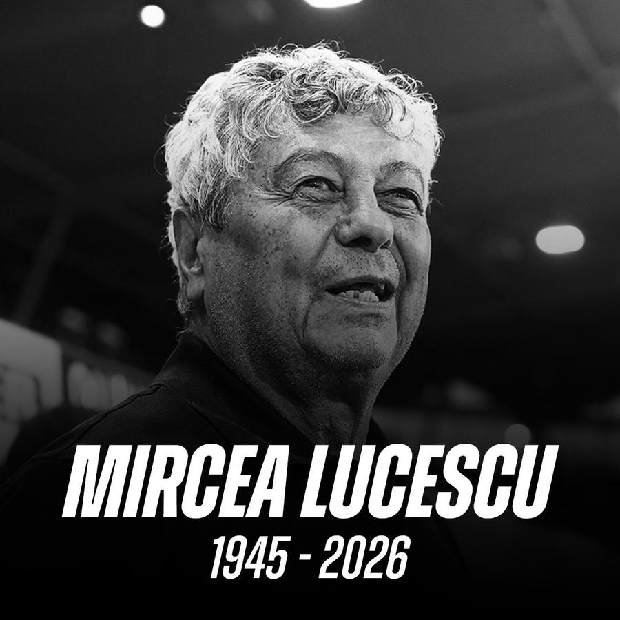 Lumea fotbalului a reacționat la vestea morții lui Mircea Lucescu