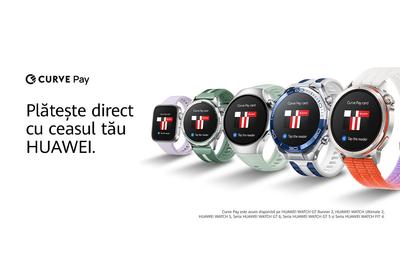 HUAWEI anunță introducerea serviciului Curve Pay Contactless în peste 30 de piețe europene