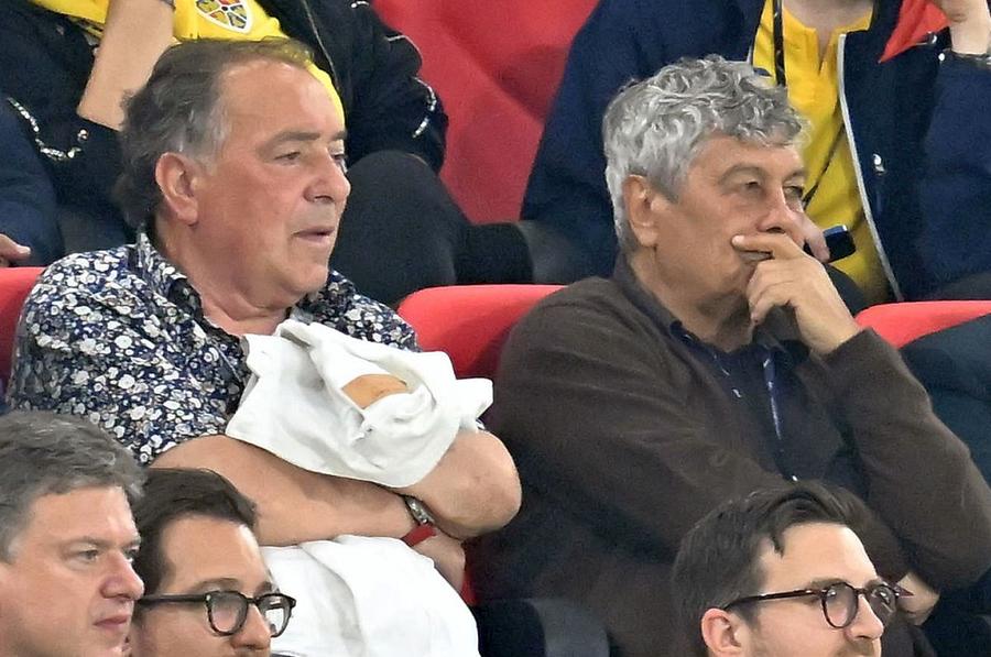 Marcel Răducanu, alături de Mircea Lucescu la Belgia - România, în vara lui 2024 // foto: Imago Images Marcel Răducanu, devastat: „Am pierdut un om imens”