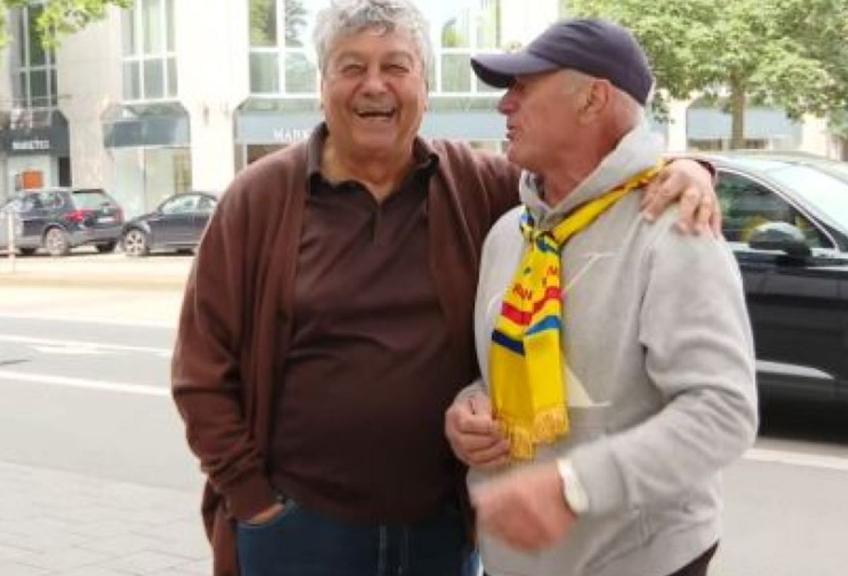 Liță Dumitru și Mircea Lucescu, în urmă cu câțiva ani / Captură Digi Sport