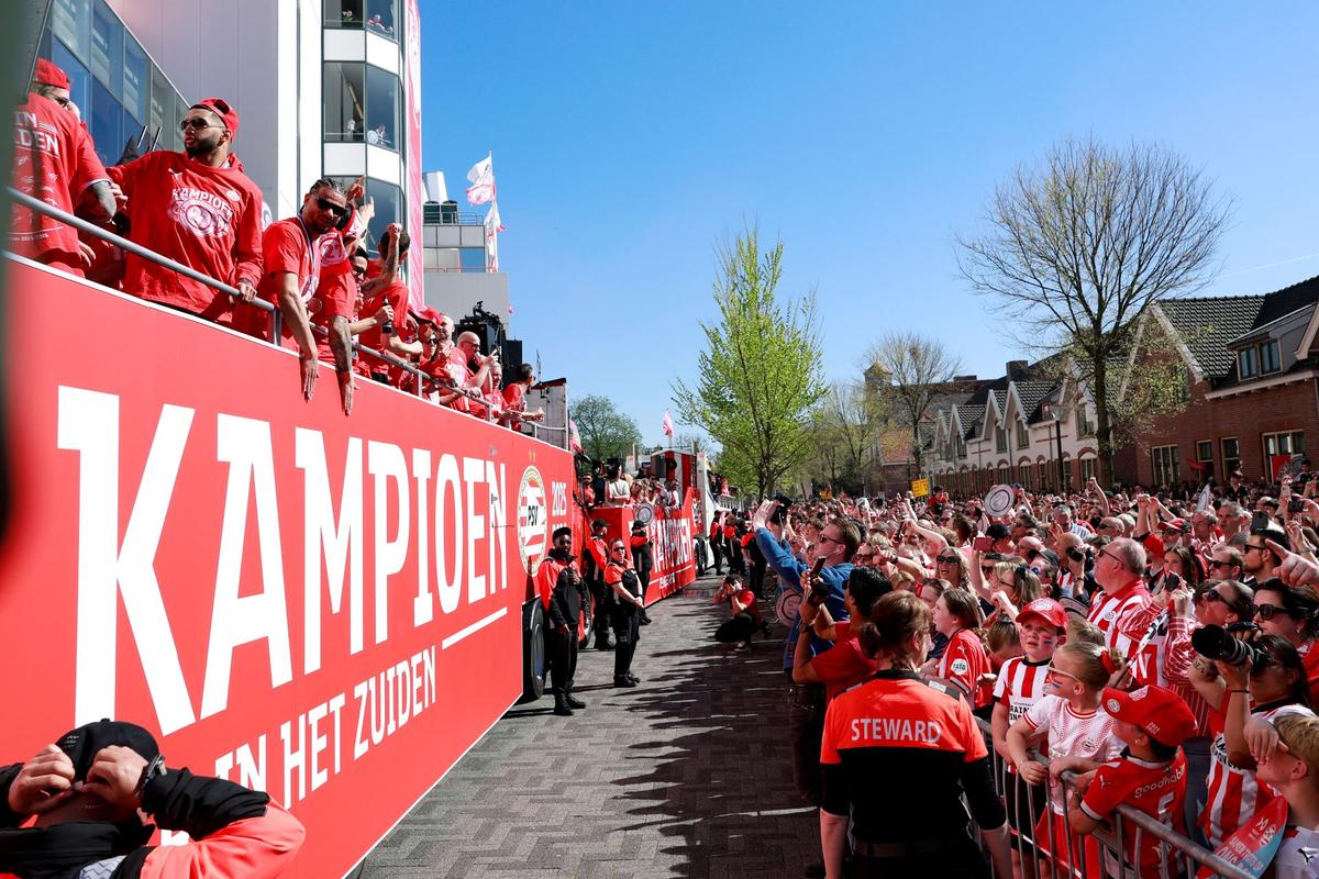 PSV, paradă de titlu în Eindhoven