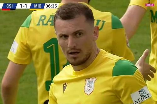 Blănaru a marcat pentru 1-1 // foto: captură DigiSport
